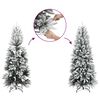 vidaXL Artificial Christmas Tree with 150 LEDs White 59.06 in