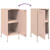vidaXL Sideboard Set of 2 Pink Cold-rolled steel Medium