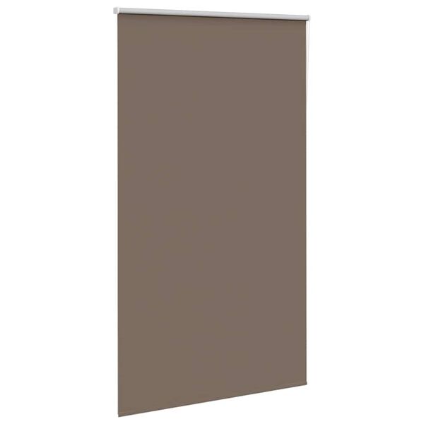 vidaXL Roller Blind Coffee 100% Polyester, Aluminum 55x90 in