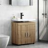 vidaXL Bathroom Cabinet Set TULUM Artisan Oak 23.62 x 13.39 x 24.80 in