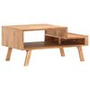 vidaXL Coffee Table Natural wood Solid acacia wood 39.4 x 19.7 x 17.7 in
