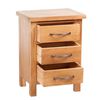 vidaXL Bedside Cabinet Brown Solid Oak Wood Medium Bedside Cabinet