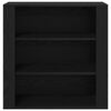vidaXL Wall Cabinet Black Oak 31.50 x 12.99 x 31.50 in Engineered Wood