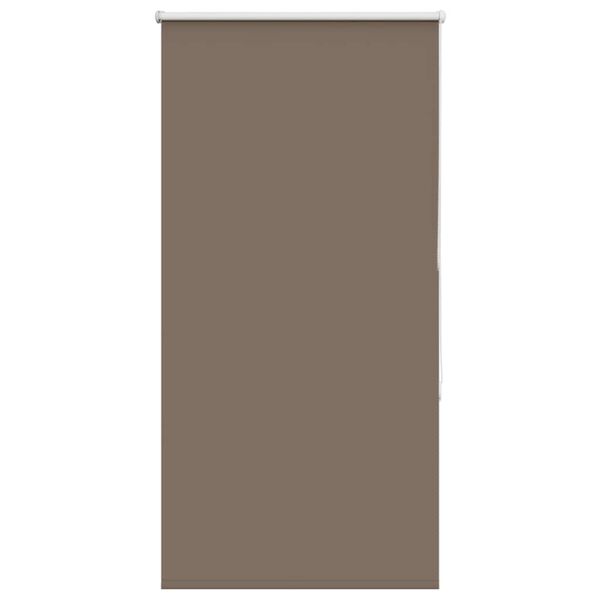 vidaXL Roller Blind Coffee Polyester, Aluminum Medium