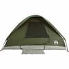 vidaXL Camping Tent Dome 2-Person Olive Green Waterproof