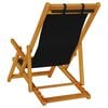 vidaXL Beach Chair 2 pcs Brown 61.5 x 123 x 82cm Solid Acacia wood