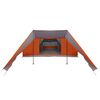 vidaXL Family Tent Folding Manual Grey and Orange 660 x 456 x 200 cm