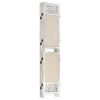 vidaXL 6-Panel Room Divider Cream 82.7x65.0" Fabric