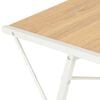 vidaXL Desk White and Oak
