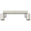 vidaXL Ceiling Spotlight Brushed nickel 26 x 6.5 x 11.5 cm Steel
