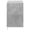 vidaXL TV Wall Cabinet Concrete grey Engineered wood Medium