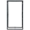 vidaXL Firewood Rack Black 31.5"x9.8"x59.1" Steel