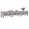 vidaXL TV Cabinet Grey Sonoma Engineered wood, iron Storage TV Cabinet