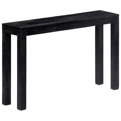 vidaXL Console Table Black 46.5"x11.8"x29.9" Solid Mango Wood