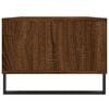vidaXL Coffee Table Brown Oak Engineered Wood, Metal Medium Coffee Table