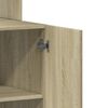 vidaXL Kitchen Cabinet Sonoma Oak 23.6"x19.7"x70.9" Engineered Wood