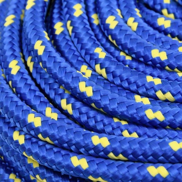 vidaXL Boat Rope Blue 0.31 " 164.0 ' Polypropylene