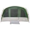 vidaXL Family Tent Tunnel 8-Person Green Waterproof