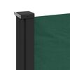vidaXL Retractable Side Awning Dark Green 47.2"x236.2"