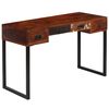 vidaXL Desk Brown Solid Acacia Wood Standard Desk Rectangular