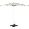 vidaXL Parasol Base Dark Grey 17.72 x 17.72 x 12.40 in