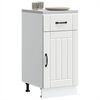 vidaXL Kitchen Base Cabinet White Engineered Wood Medium Adjustable Feet