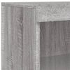 vidaXL Sideboards with LED Lights 3 pcs Gray Sonoma Engineered Wood