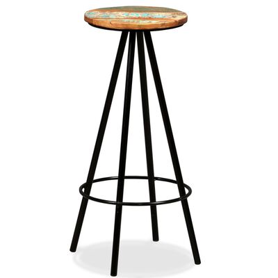 vidaXL Bar Stools 2 pcs Solid Reclaimed Wood