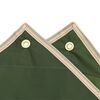 vidaXL Rain Poncho with Hood 2-in-1 Design Green 87.8"x57.1"