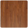 vidaXL Table Top Dark brown Solid oak wood Medium Tabletop Square
