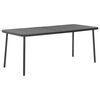vidaXL Dining Set Dark gray Steel with e-coated and powder-coated finish