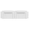 vidaXL Headboard Cushion White
