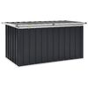 vidaXL Storage Box Anthracite Galvanized steel, plastic Medium
