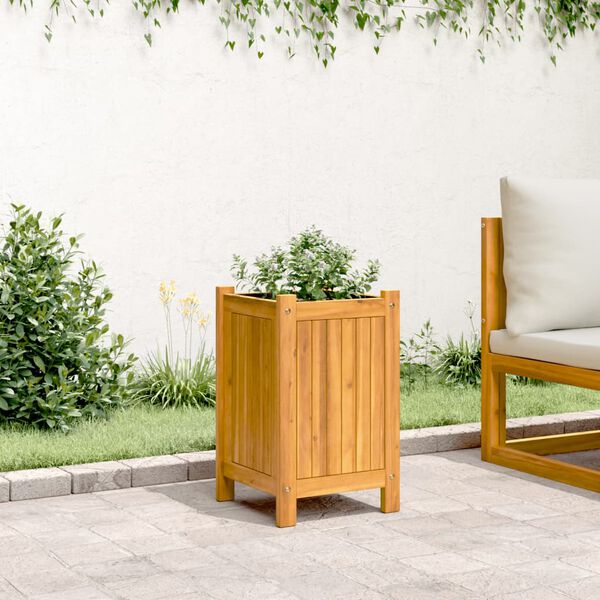 vidaXL Garden Planter Natural wood Solid acacia wood