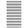 vidaXL Zebra Blind 35.4"x59.1" Gray
