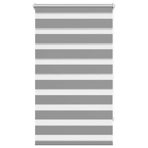 vidaXL Zebra Blind 35.4"x59.1" Gray