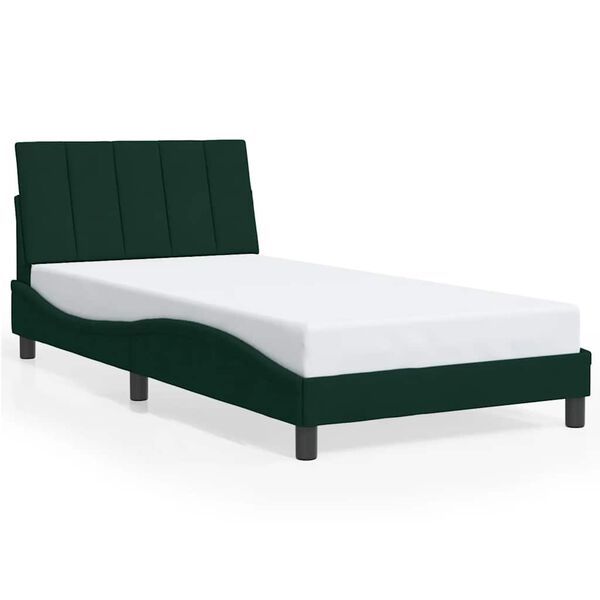 vidaXL Bed Frame Dark green
