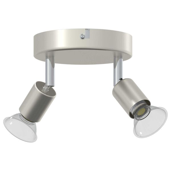 vidaXL Ceiling Spotlight Brushed Nickel 12 x 8 cm Steel