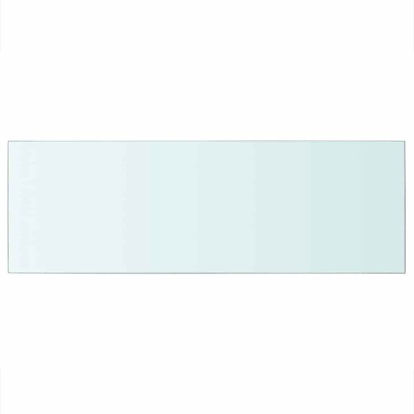 vidaXL Glass Panel Set of 2 Clear Toughened glass 27.6 x 9.8 in