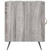 vidaXL Bedside Cabinet Set of 2 Grey Sonoma