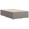 vidaXL Bed Frame Taupe Polyester Small Double Bed Frame Rectangular