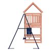 vidaXL Outdoor Playset Wooden frame with blue bits Solid Douglas wood
