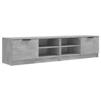 vidaXL TV Stands 2 pcs Concrete Gray 31.5"x13.8"x14.4" Engineered Wood