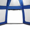 vidaXL Pool Tent with Removable Fly & Mesh Walls Azure Blue 240.9x240.9"