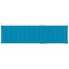 vidaXL Sun Lounger Blue, Teak