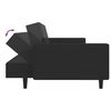 vidaXL Sofa Set Black Velvet Large