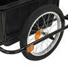 vidaXL Bike Trailer Black 13.2 gal