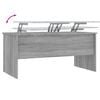 vidaXL Coffee Table Gray Sonoma Engineered wood 40.2x19.9x18.3 in