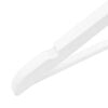 vidaXL Hanger Set of 50 White Hardwood, Metal Standard Non-slip