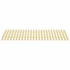 vidaXL Slatted Bed Base Natural wood Solid poplar wood 70 x 79 in